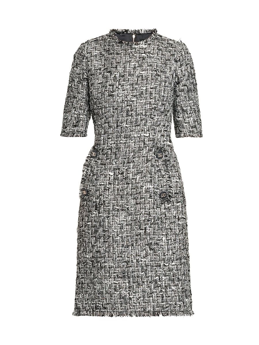Women's Rachel Tweed Knee-Length Dress - Fantasia - Size 6