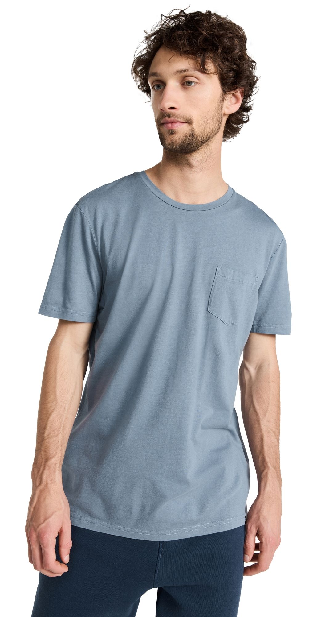 RAILS Johnny Pocket Tee Steel L
