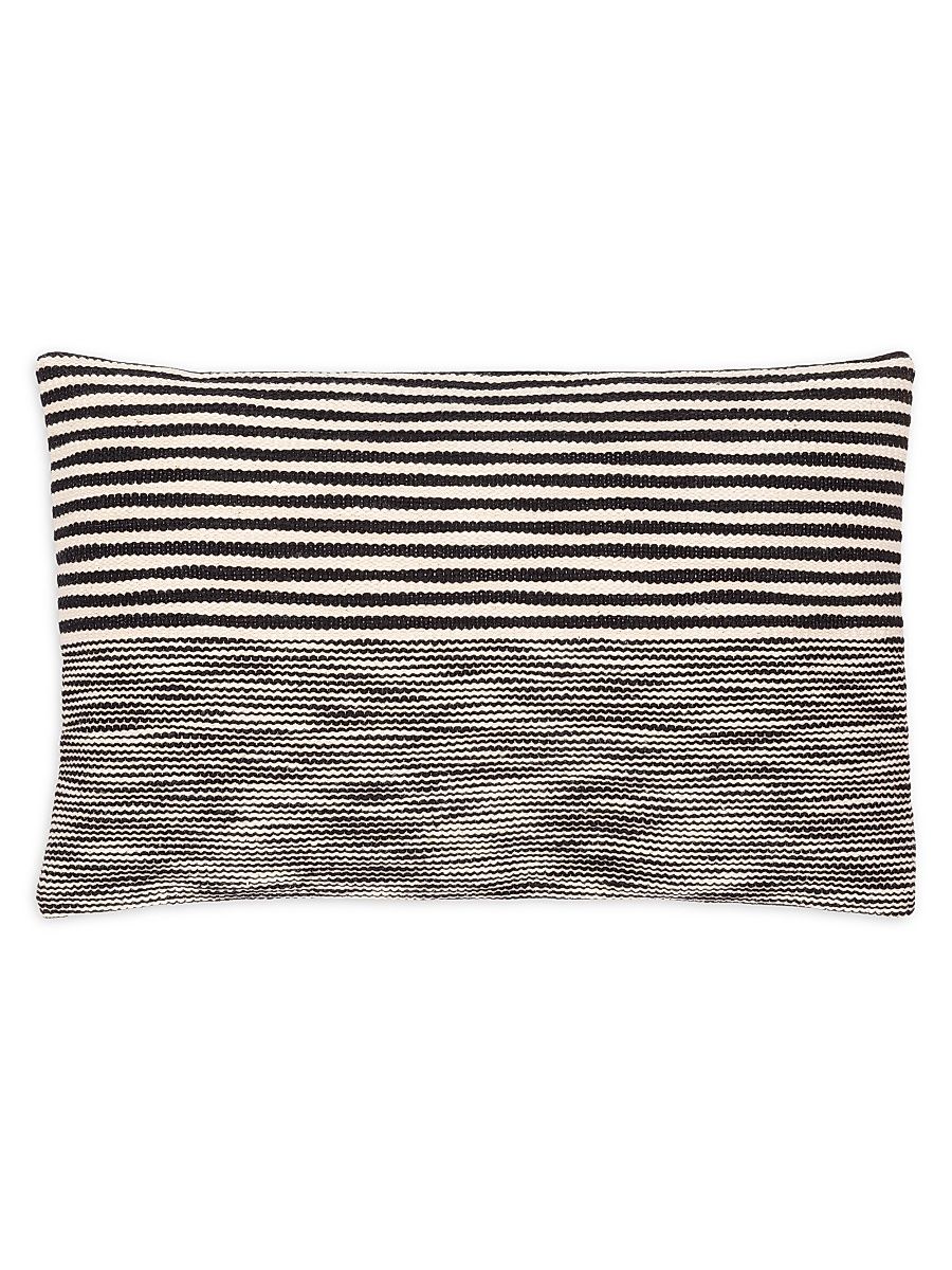 Christopher Down Fill Pillow - Black Khaki Cream