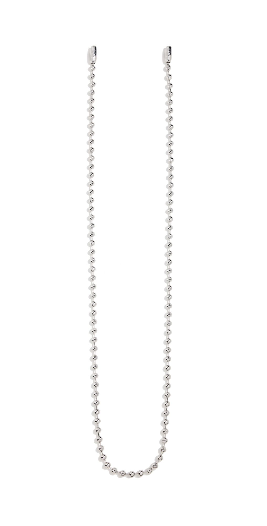Ossa Ballchain Crossbody Phone Strap Rhodium One Size