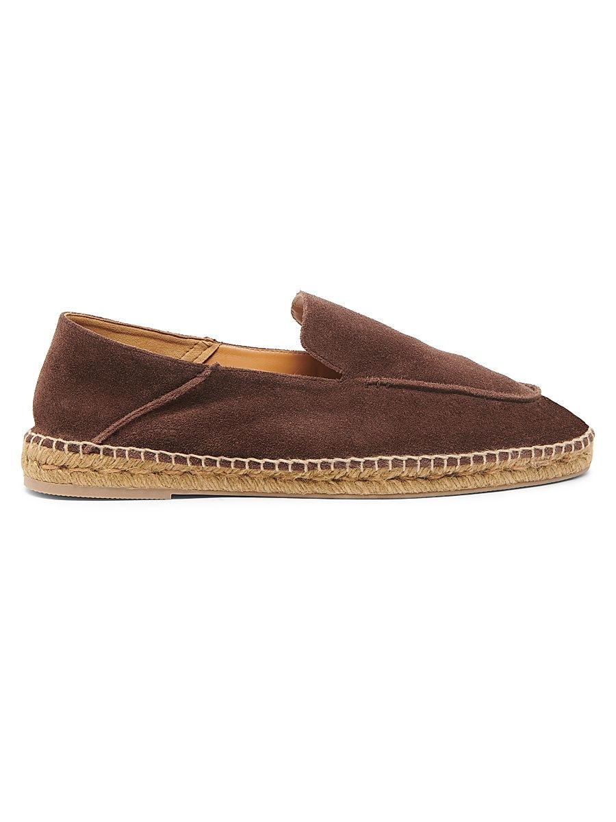 Men's Suede Espadrille Loafers - Walnut Taupe - Size 13