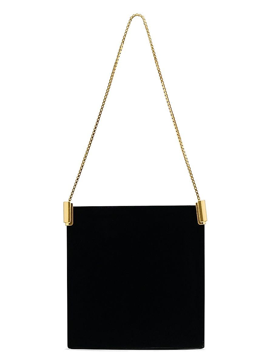 Women's Dorado 1.0 Velvet Shoulder Bag - Black