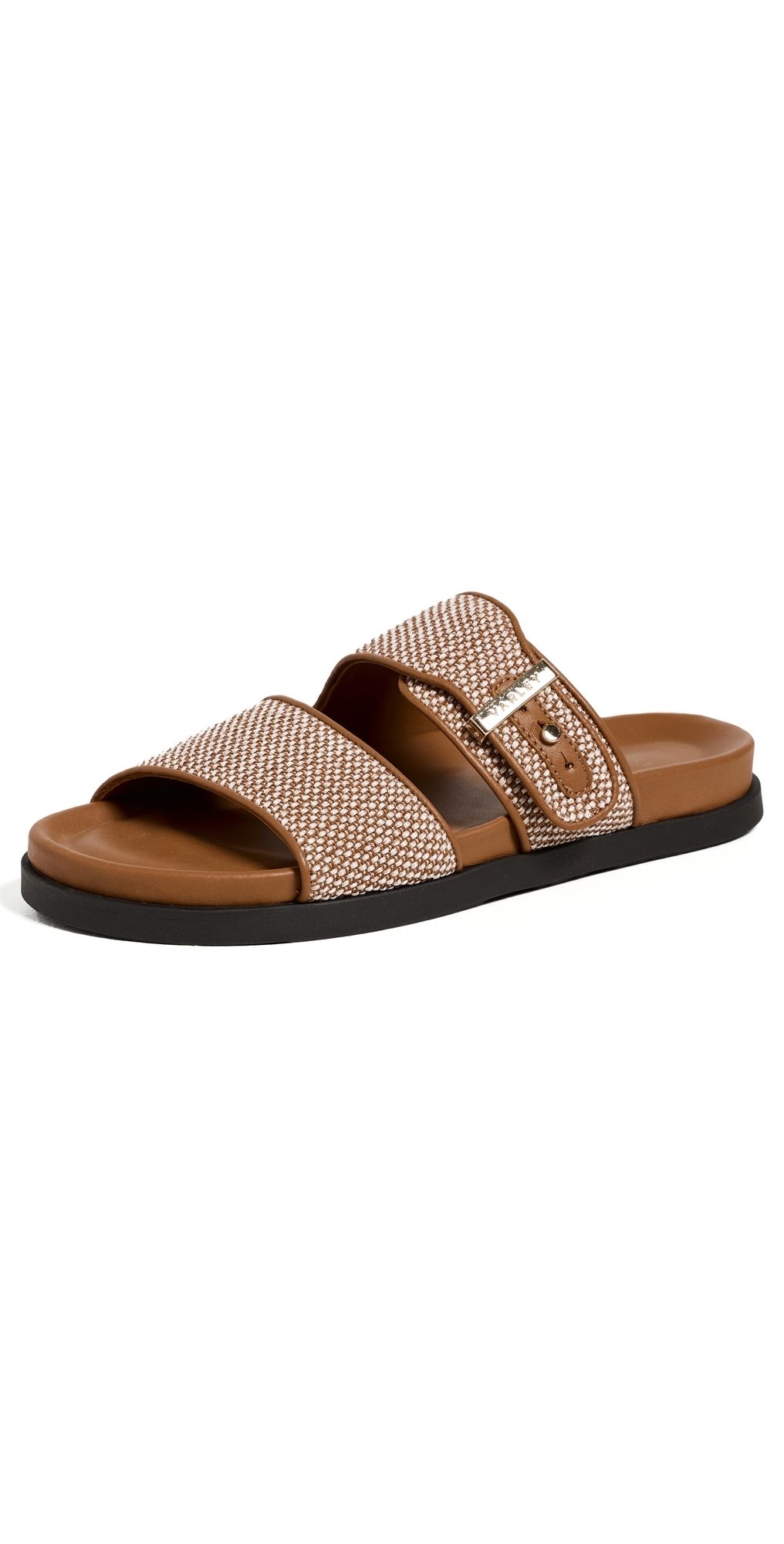 Varley Latona Textile Sandals Caramel 9