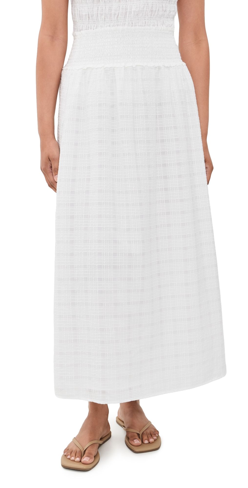 Hill House Home The Delphine Nap Skirt White S