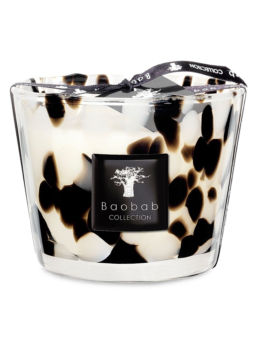 Pearls Black Max10 Candle