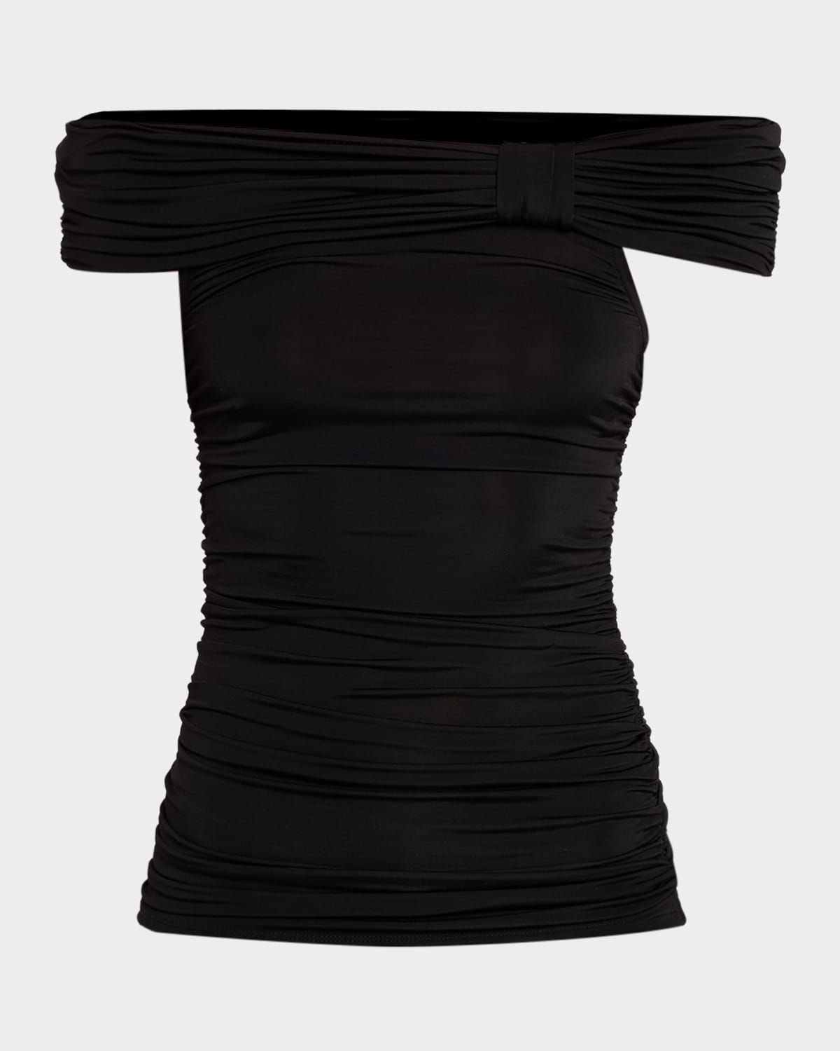 Teagan Off-the-Shoulder Ruched Top