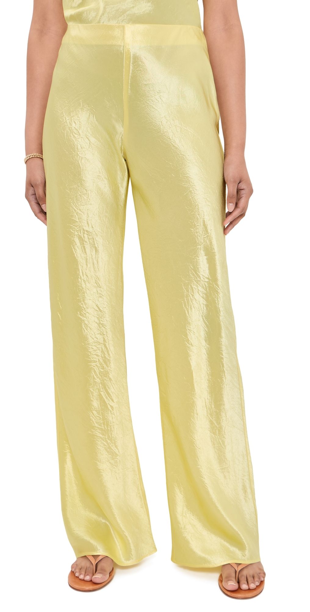 CAMI NYC Bristol Crinkle Pants Buttercup M