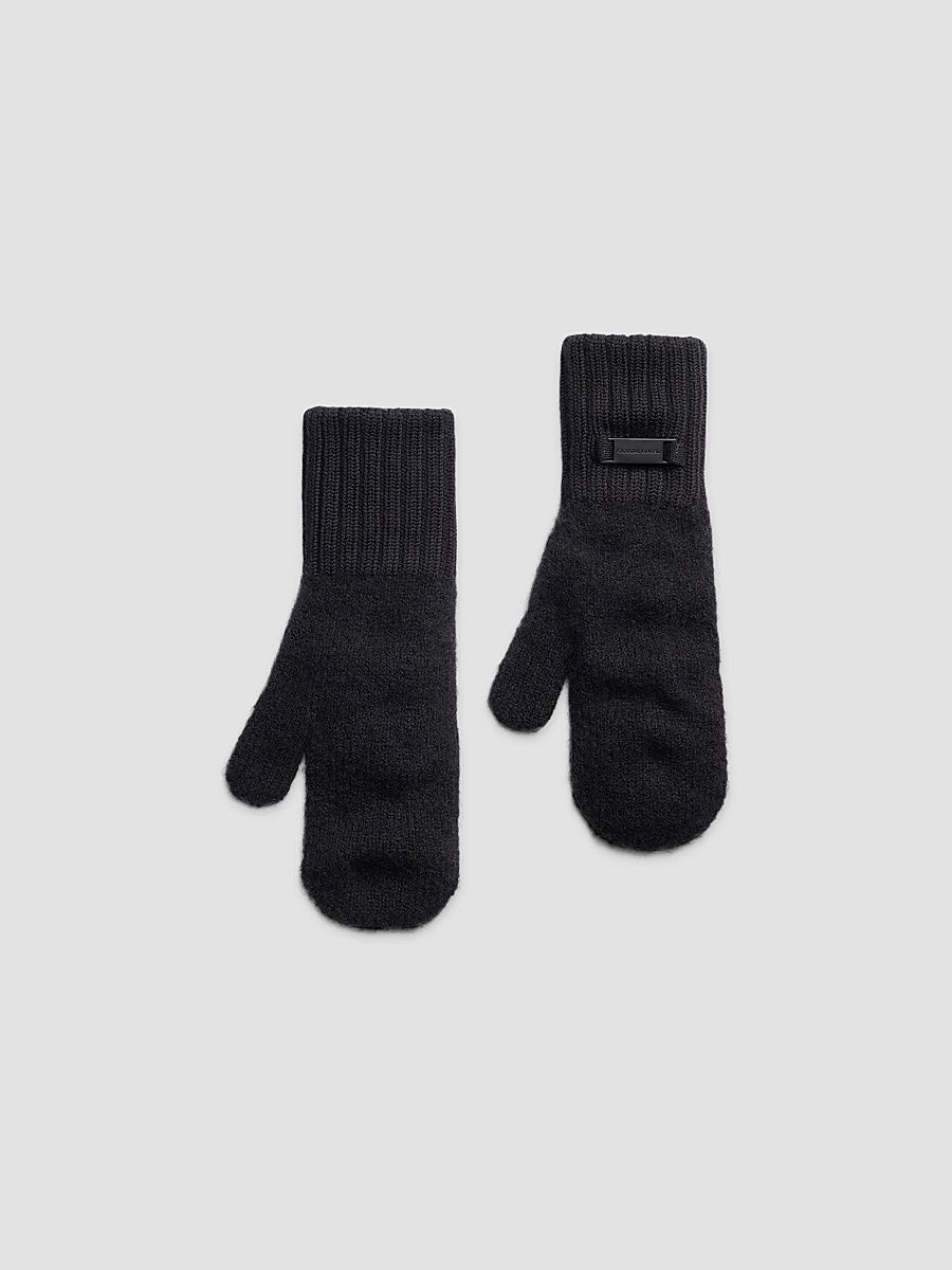 Canada Goose Women's Alpaca-Blend Mittens - Black