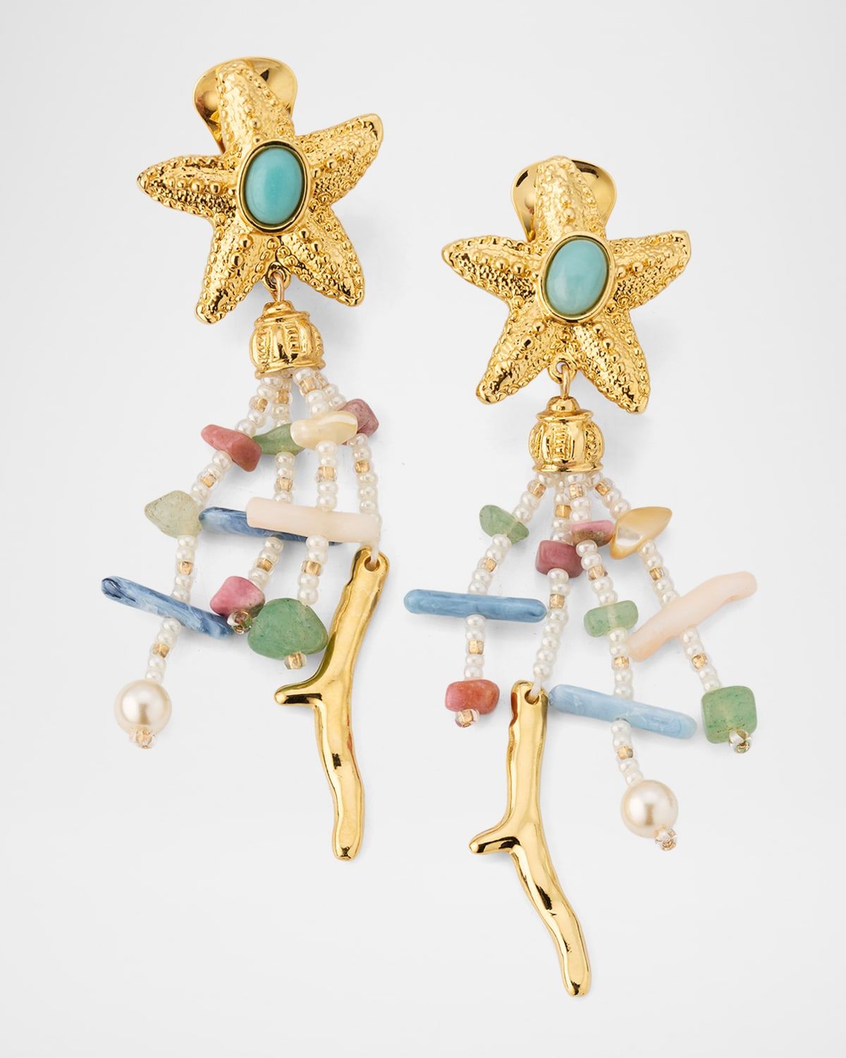 Starfish Clip-On Earrings