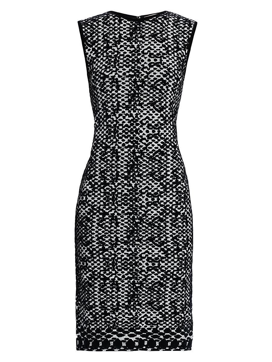 Women's Avado Two-Tone Body-Con Dress - Black White - Size XL