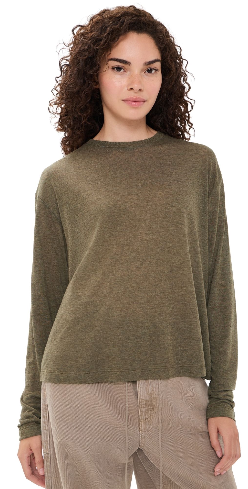 AGOLDE Sasha Tee LOAM L