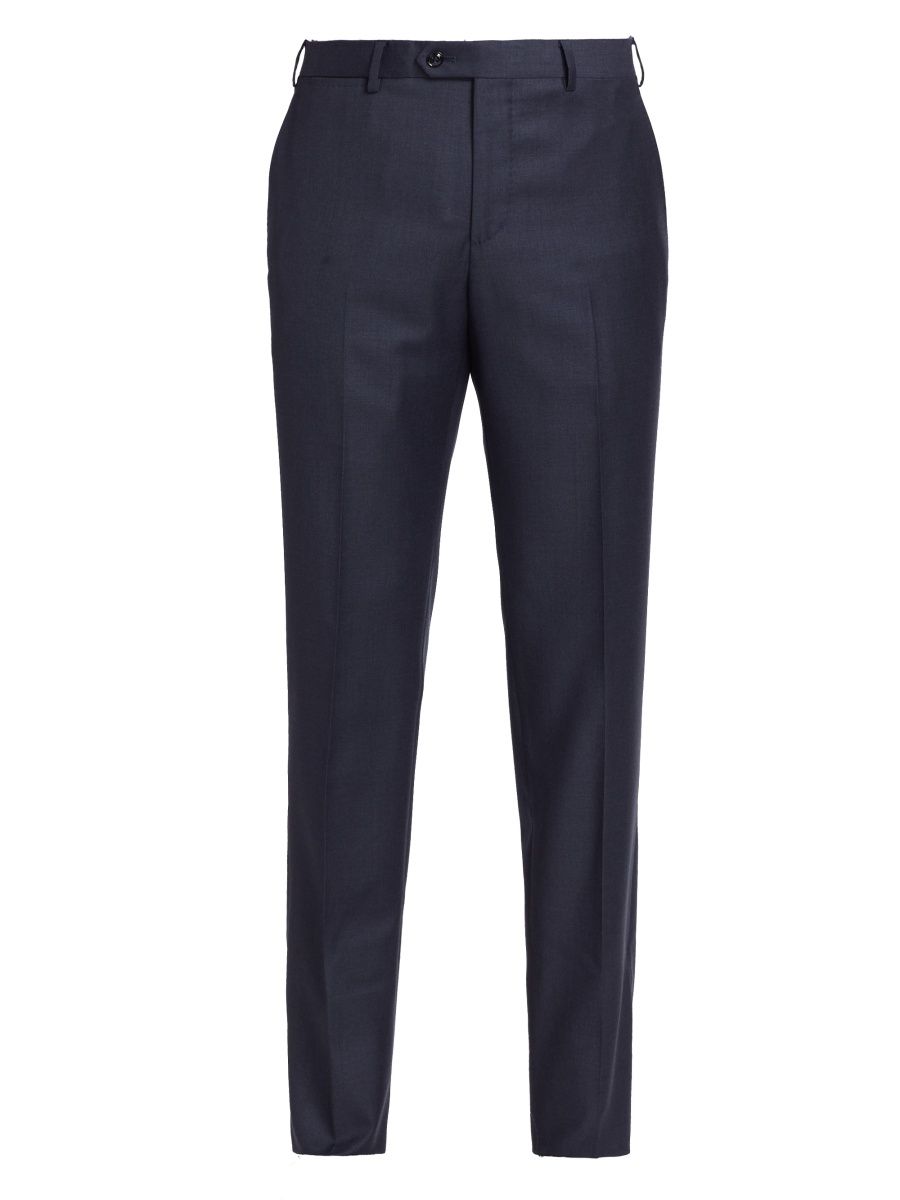 Giorgio Armani Men's Classic Wool Trousers - Fancy Blue - Size 30