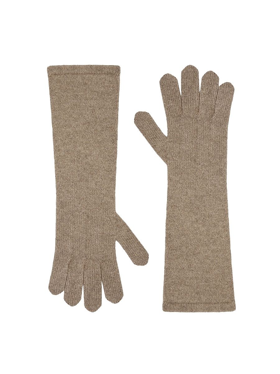Women's Cashmere Gloves - Camel