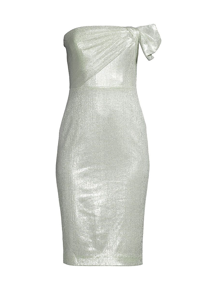 Women's Divina Metallic Sheath Dress - Luxe Glow - Size 8