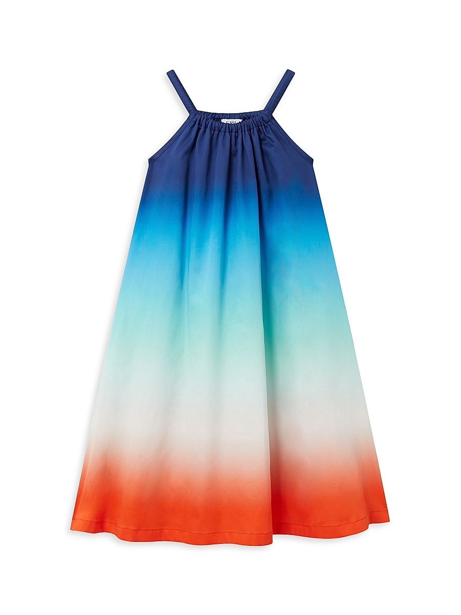 Little Girl's & Girl's Ombré Tent Dress - Gradient - Size 13