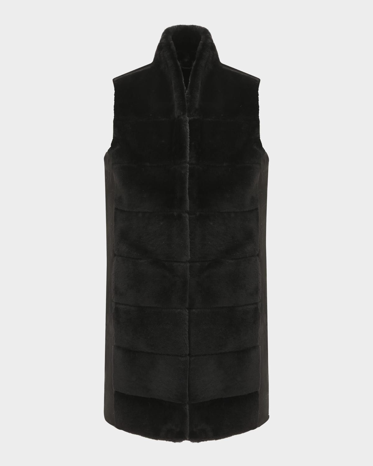 Select Lamb Shearling Reversible Vest
