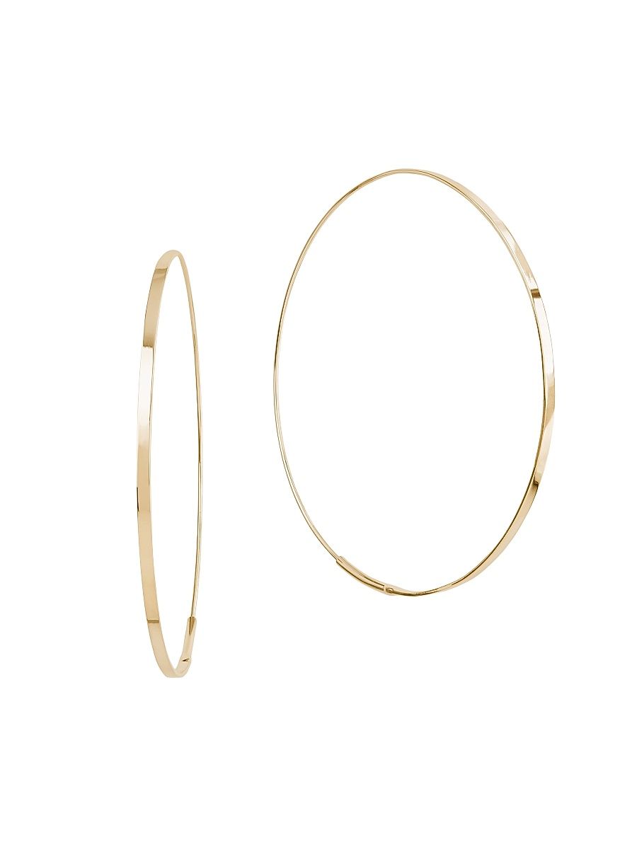 Women's Magic 14K Yellow Gold Hoop Earrings - Yellow Gold