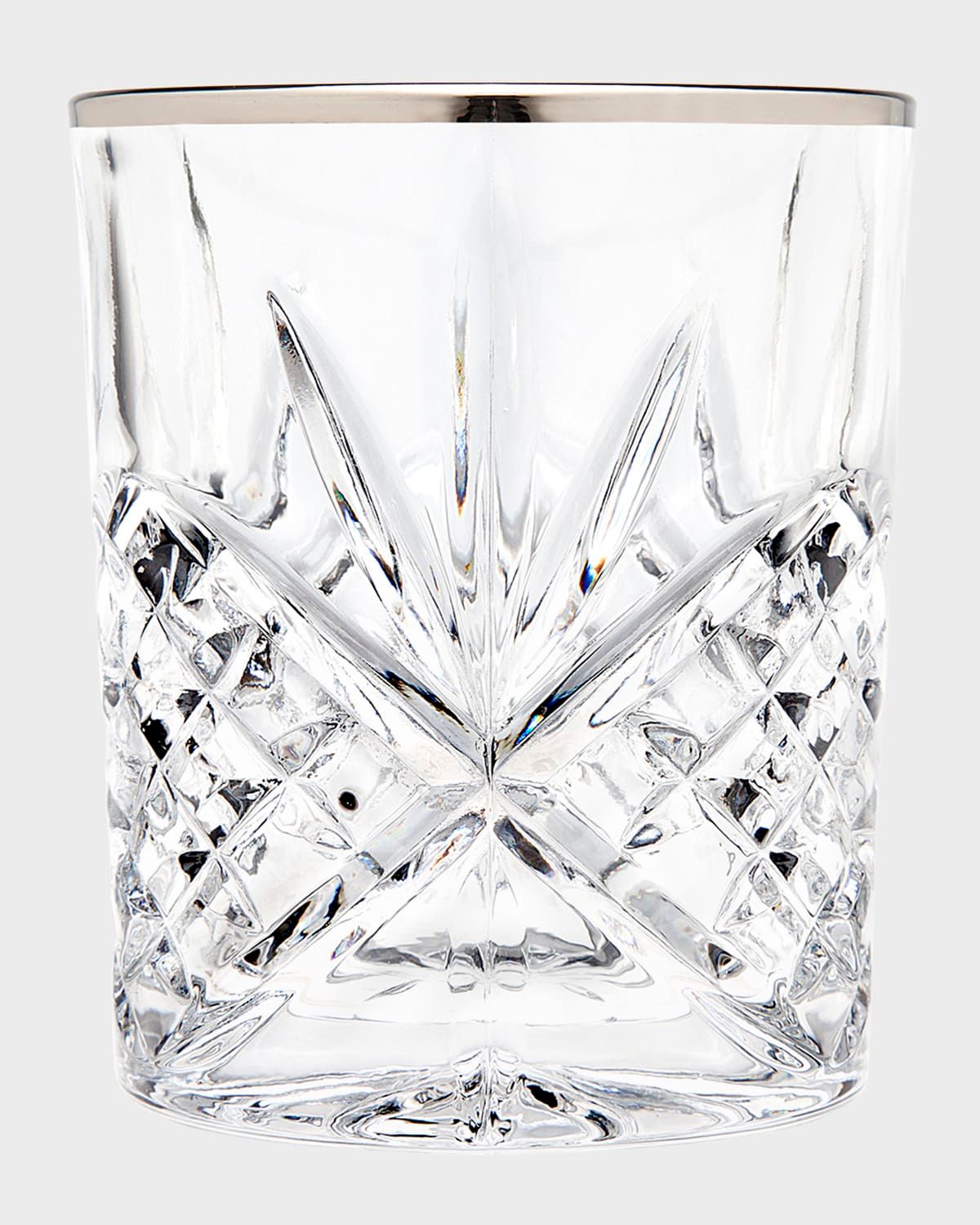 Dublin Platinum Double Old-Fashioneds, Set of 4