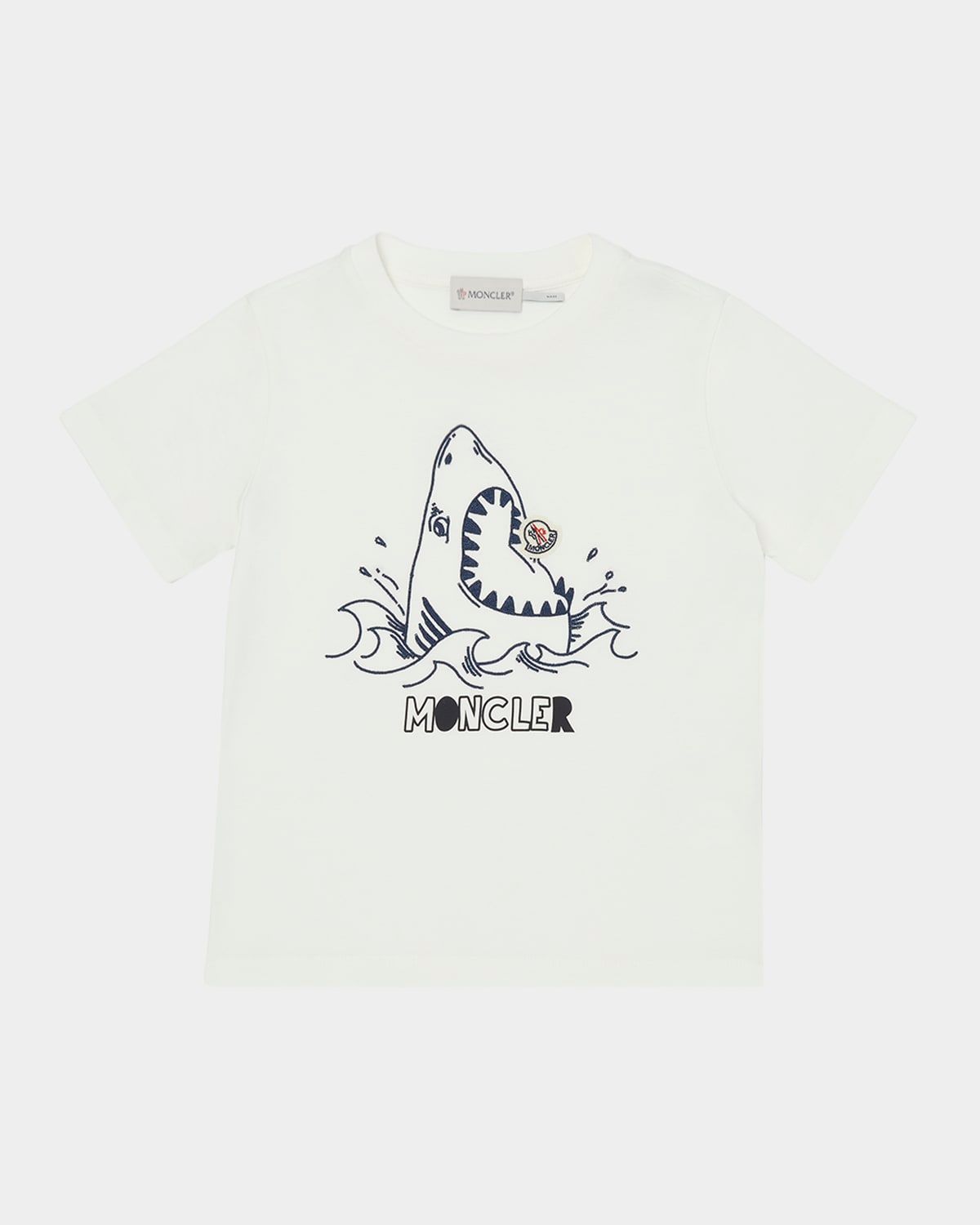 Boy & apos;s Shark Eating Logo Short-Sleeve T-Shirt