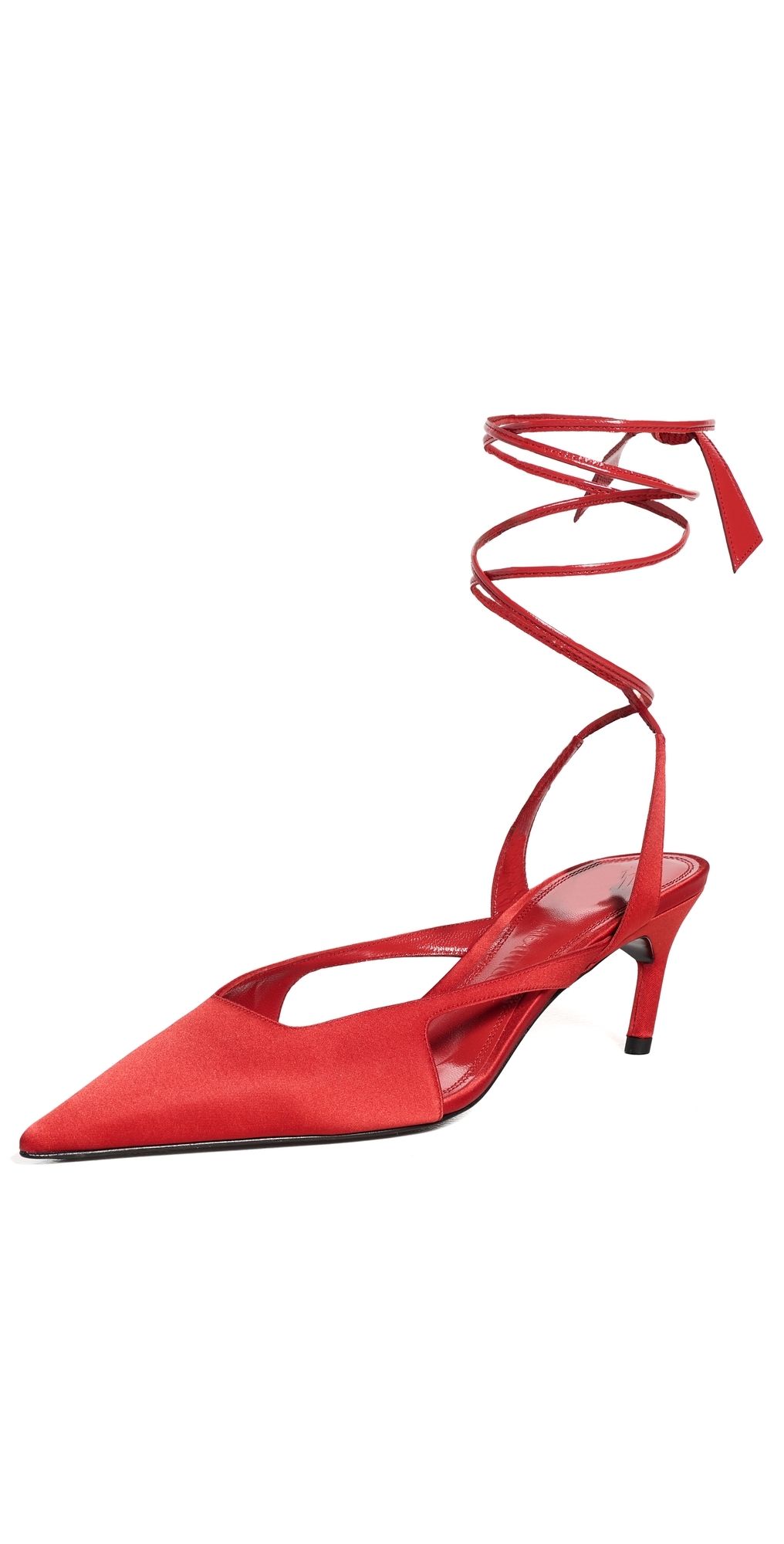 The Attico 'Diane' Slingback 55mm Heels Red 37