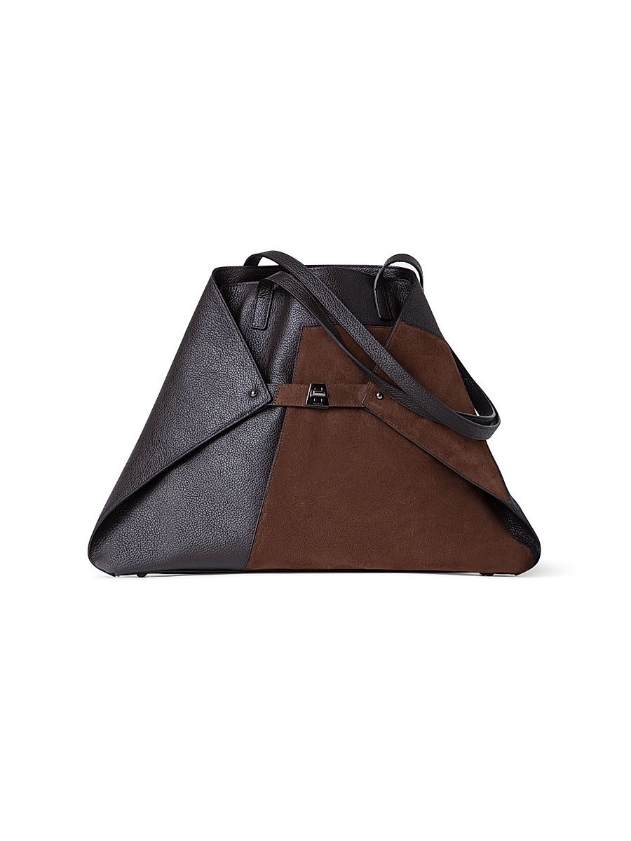 Women's Ai Medium Leather Tote Bag - Mocca