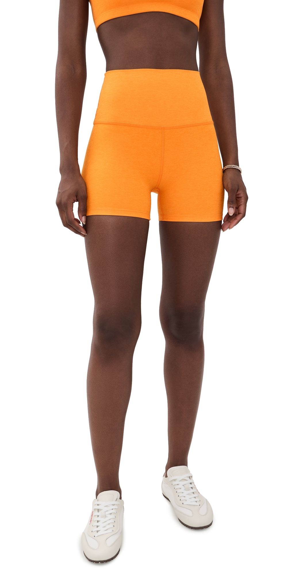 Beyond Yoga Spacedye All For Run Shorts Bright Citrus Heather S