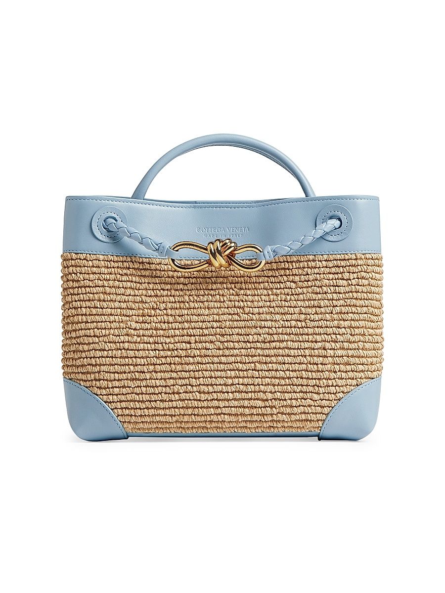 Women's Raffia Andiamo Top Handle Bag - Natural Ice