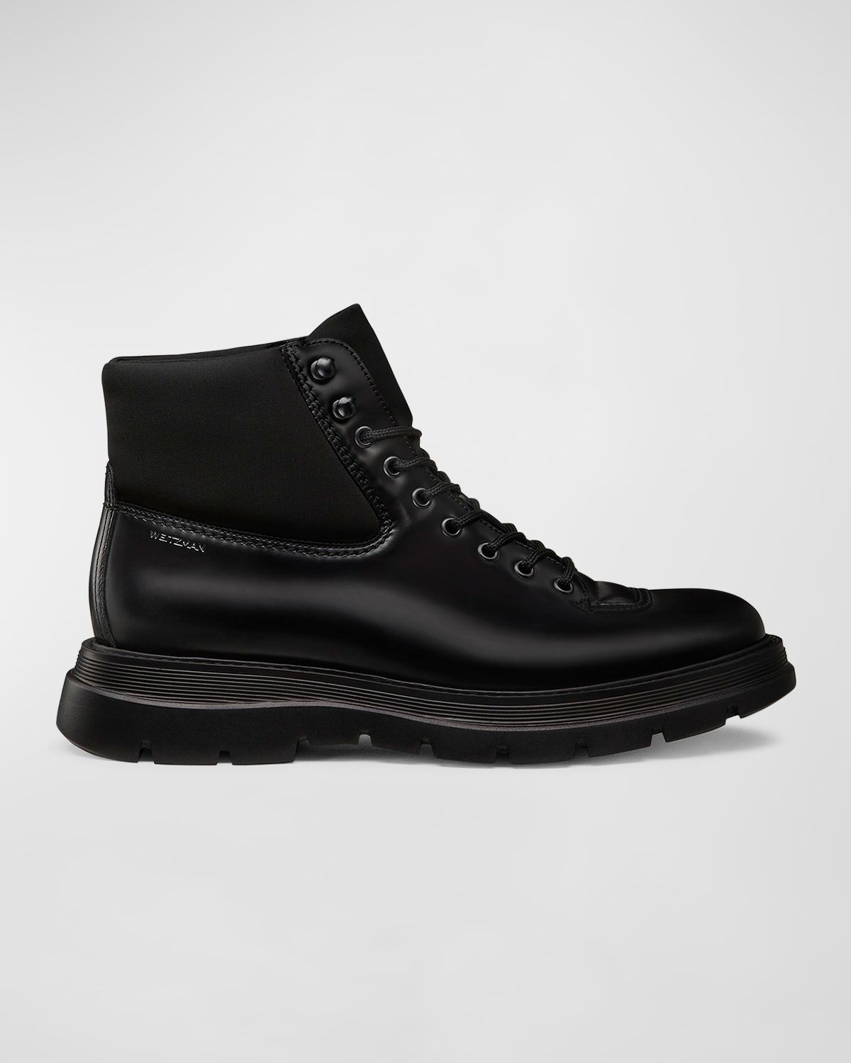 Men & apos;s Adam Leather and Neoprene Combat Boots