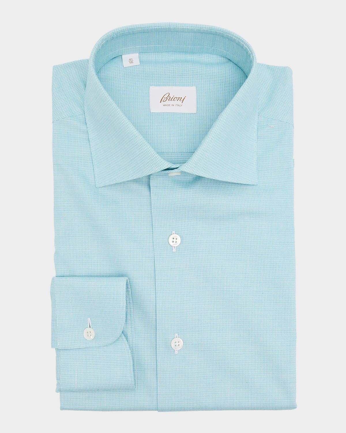 Men & apos;s Cotton Textured Dress Shirt