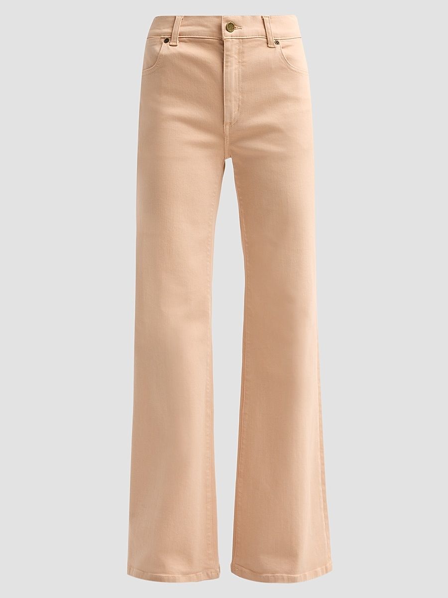 Kobi Halperin Women's Rosie Garment-Dyed Flare Pants - Chai - Size 24