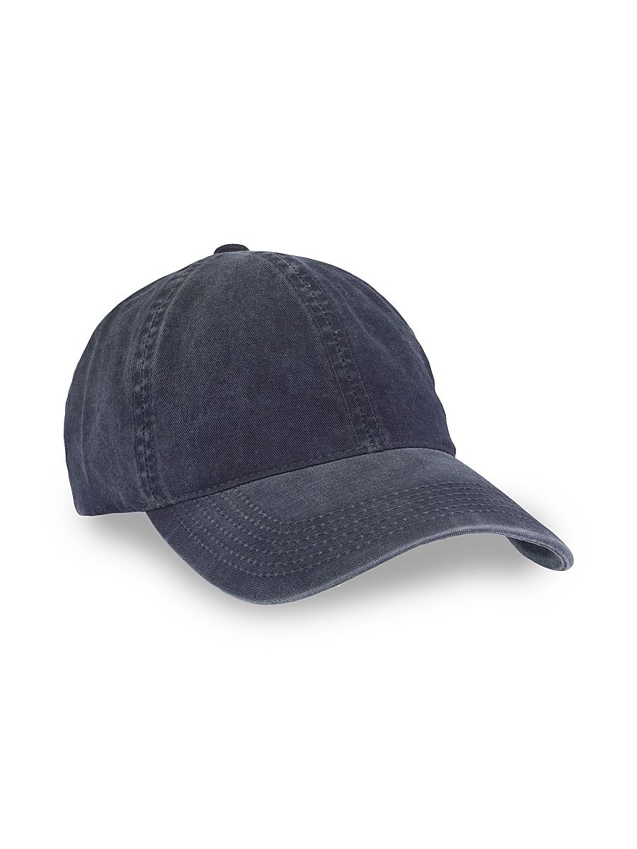 Men's Washed Cotton Baseball Cap - Navy - Size XL