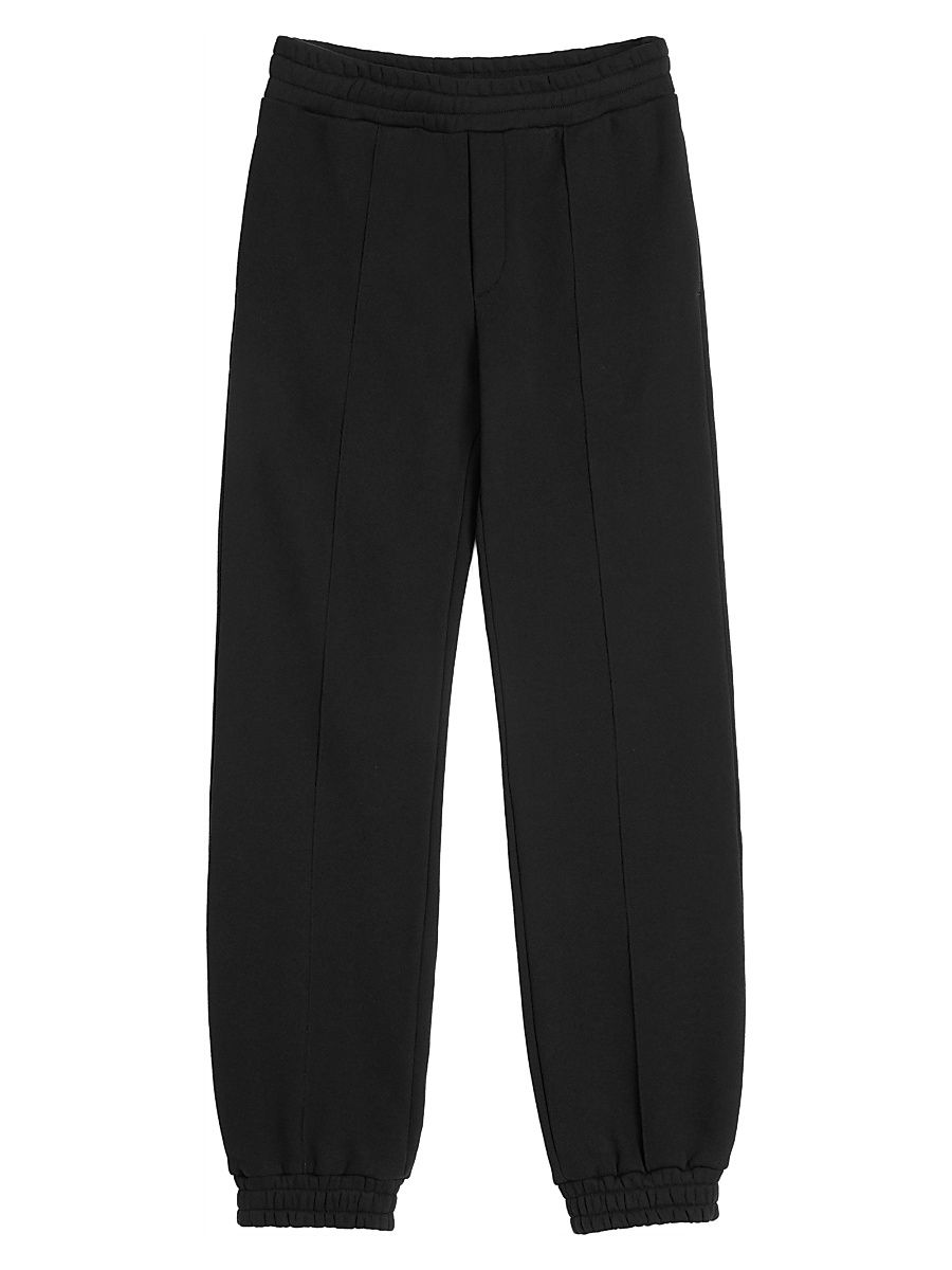 Men's Cotton Jogging Pants with Chez Patch - Black - Size XXL