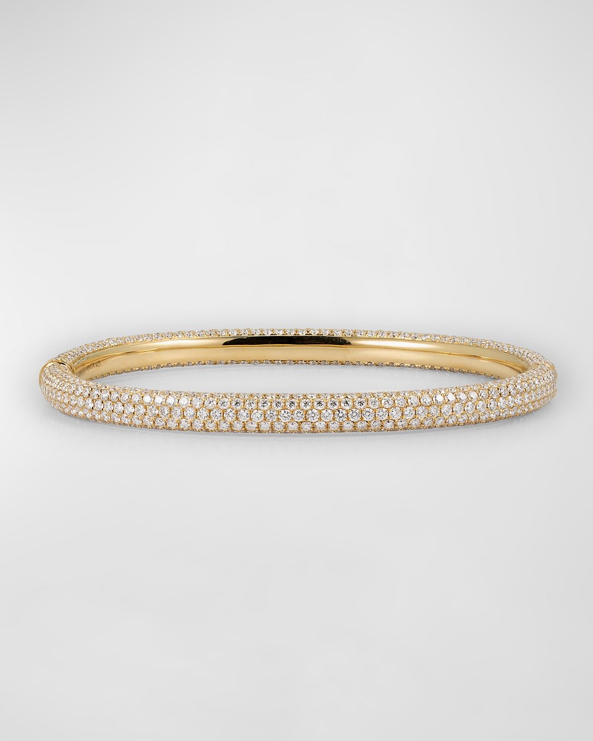 18K Yellow Gold Pave Diamond Hannah Bracelet