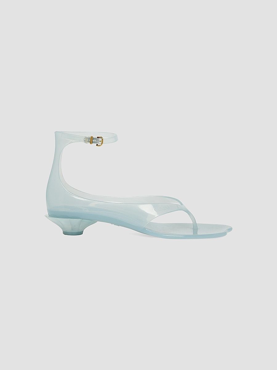 Women's 25MM Jelly Thong Sandals - Light Green - Size 10