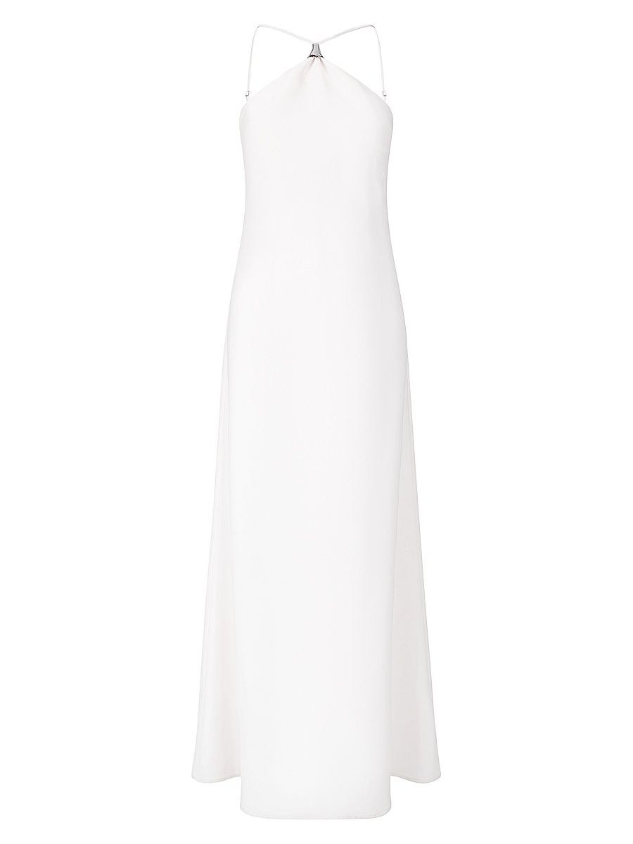 Women's Calla Halter Maxi Dress - Ivory - Size 12