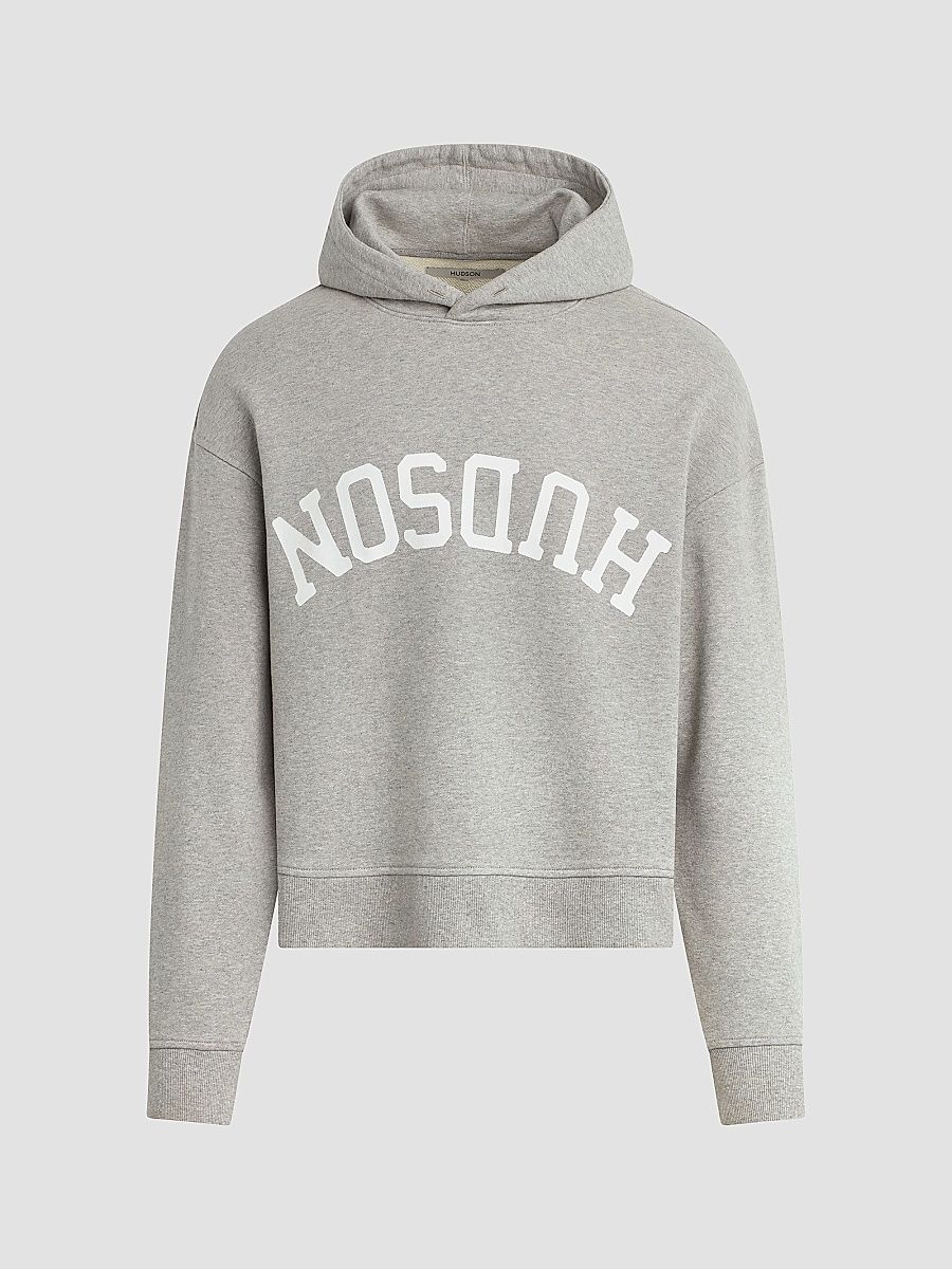 Men's Viper Logo Cotton-Blend Hoodie - Heathered Grey - Size XL
