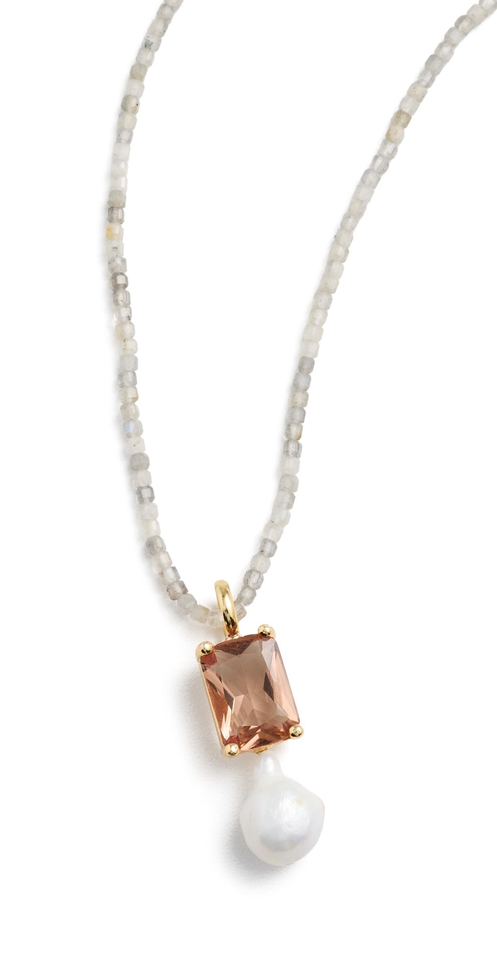 Maison Irem Thale Necklace Grey One Size