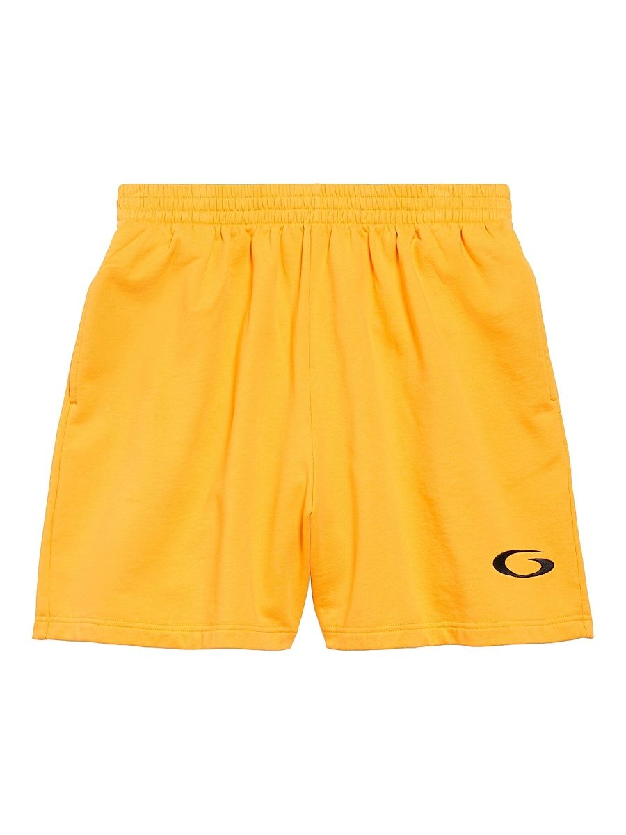 Men's Basketball Sweat Shorts - Yellow - Size Large