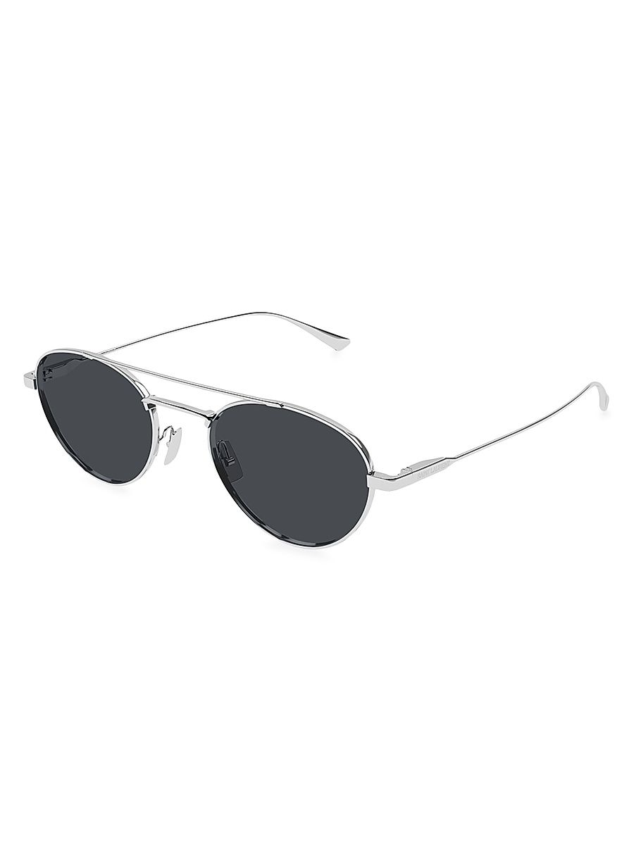 Women's 51MM Round Sunglasses - Silver