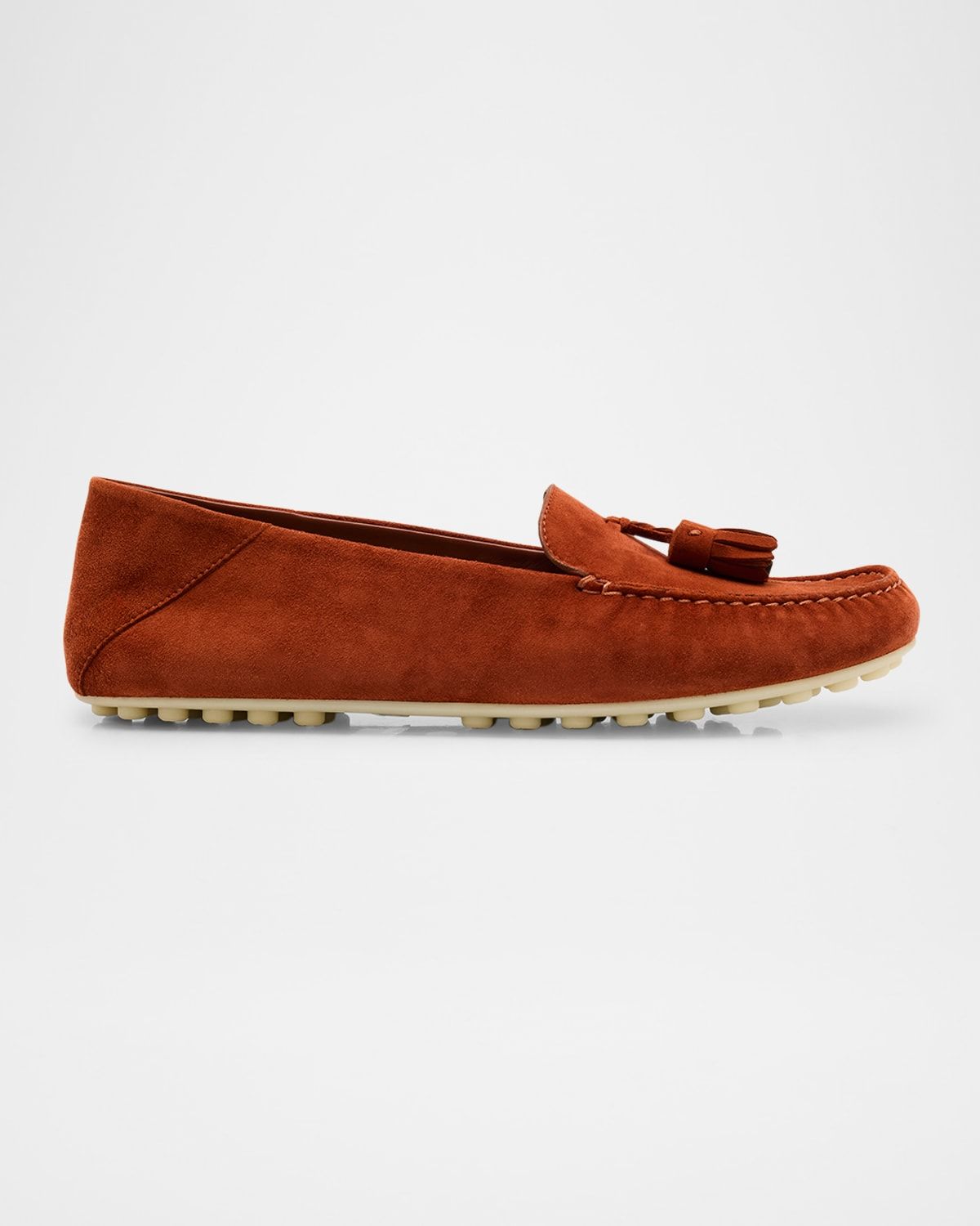 Suede Tassel Moccasin Loafers