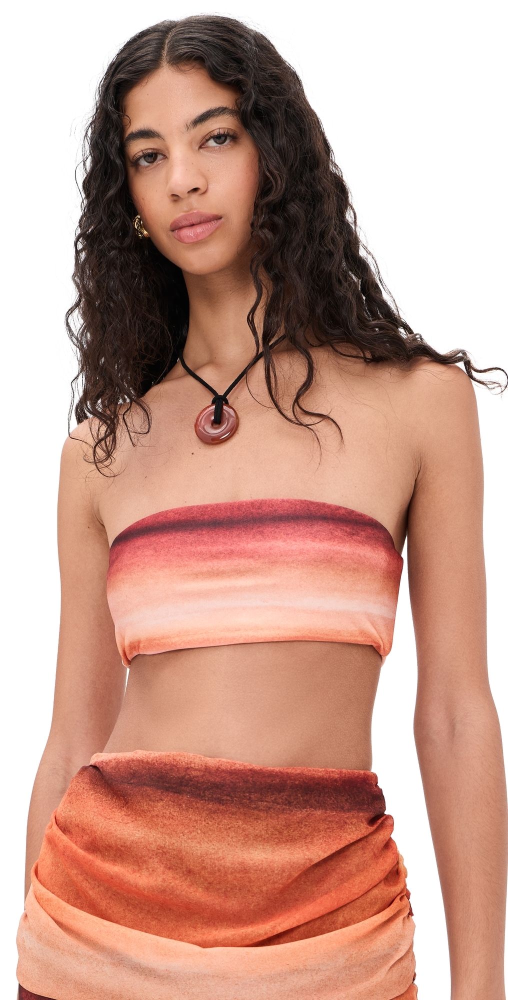 BAOBAB Galo Bandeau Bikini Top Tierra Inca XL