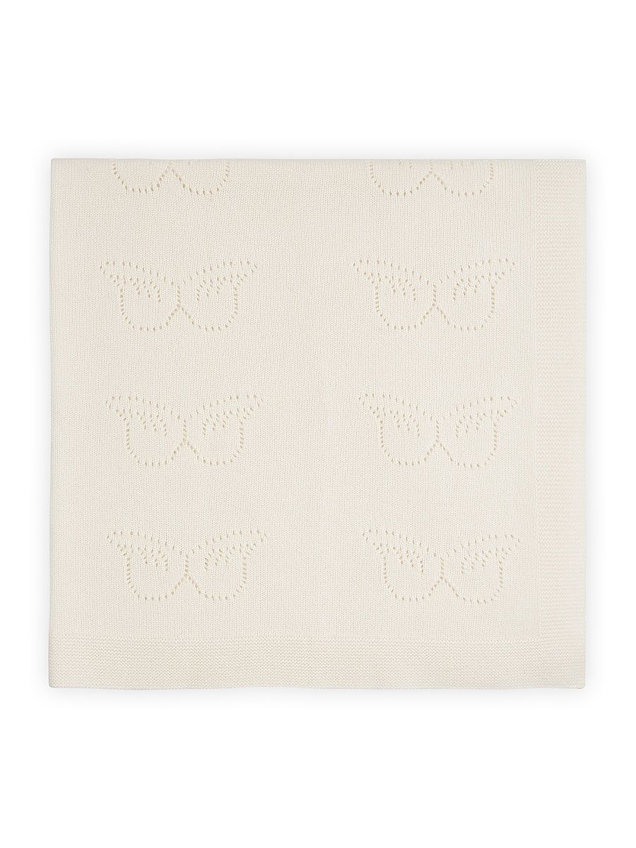 Angel Wing Cashmere Blanket - Ivory