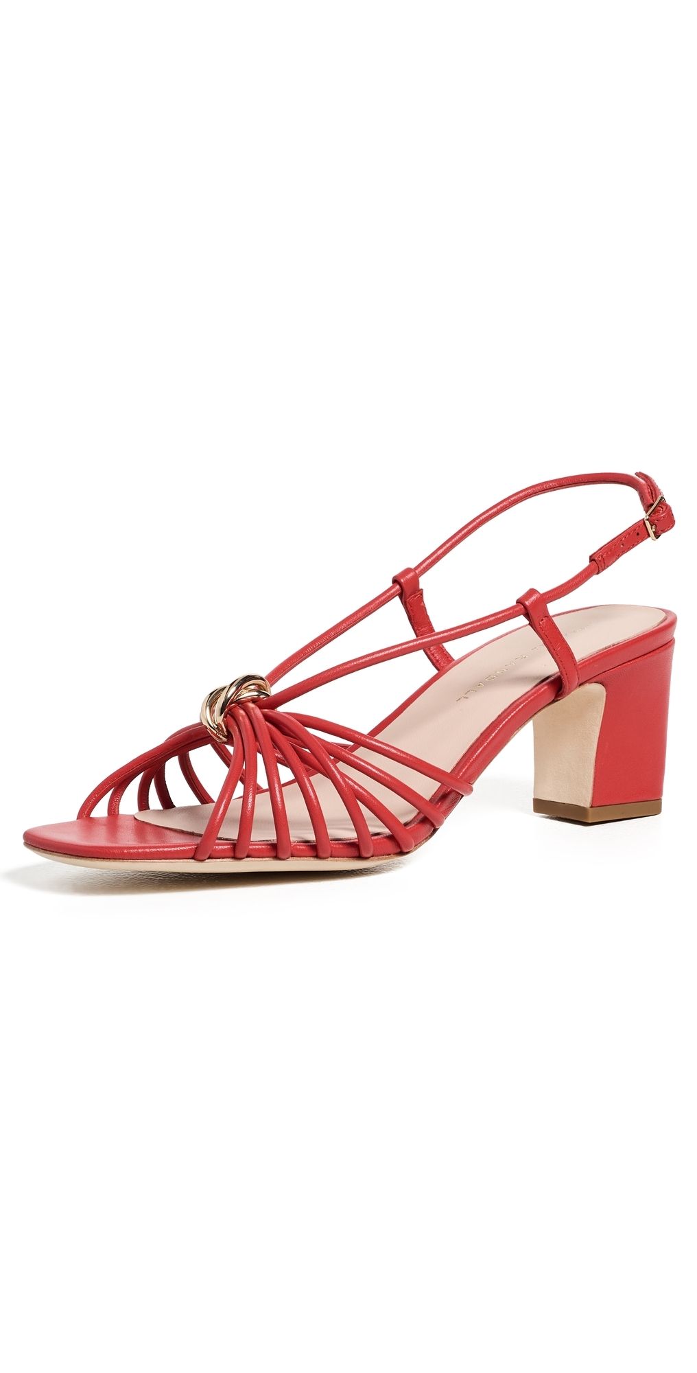 Loeffler Randall Minna Heeled Sandals Red 9