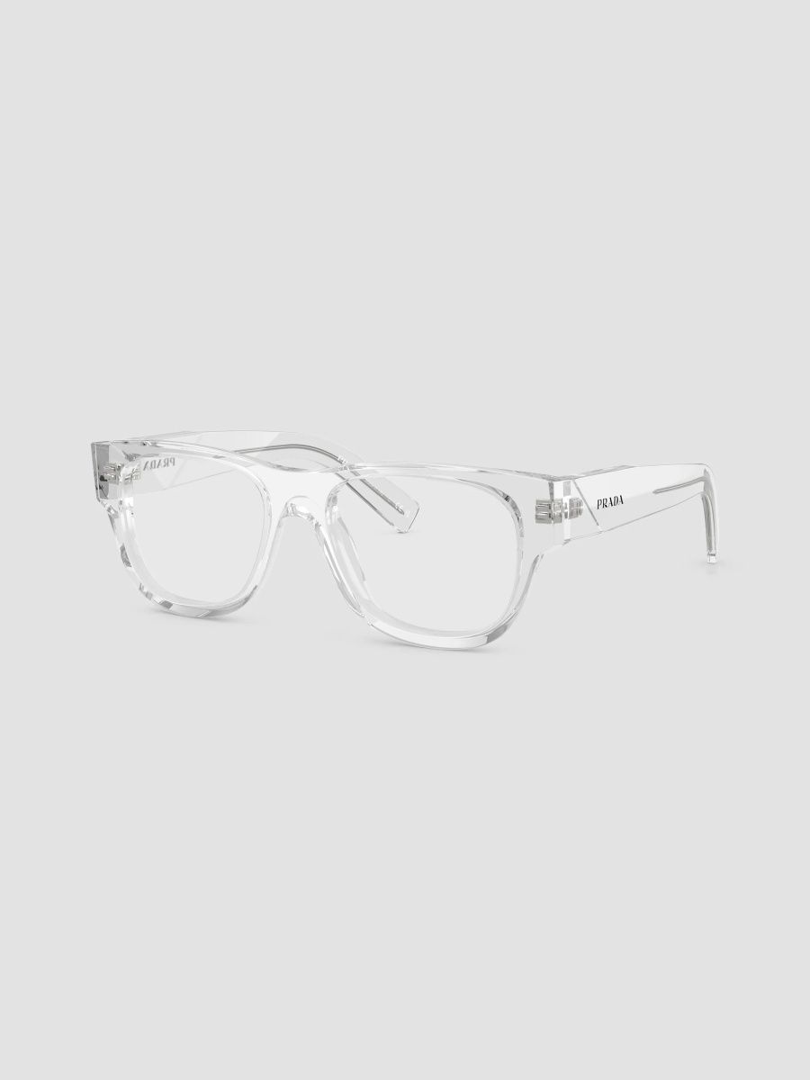 Prada Women's 53MM Square Eyeglasses - White