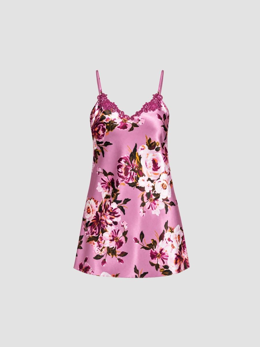 In Bloom Women's Marina Chemise Nightgown - Mulberry - Size XL