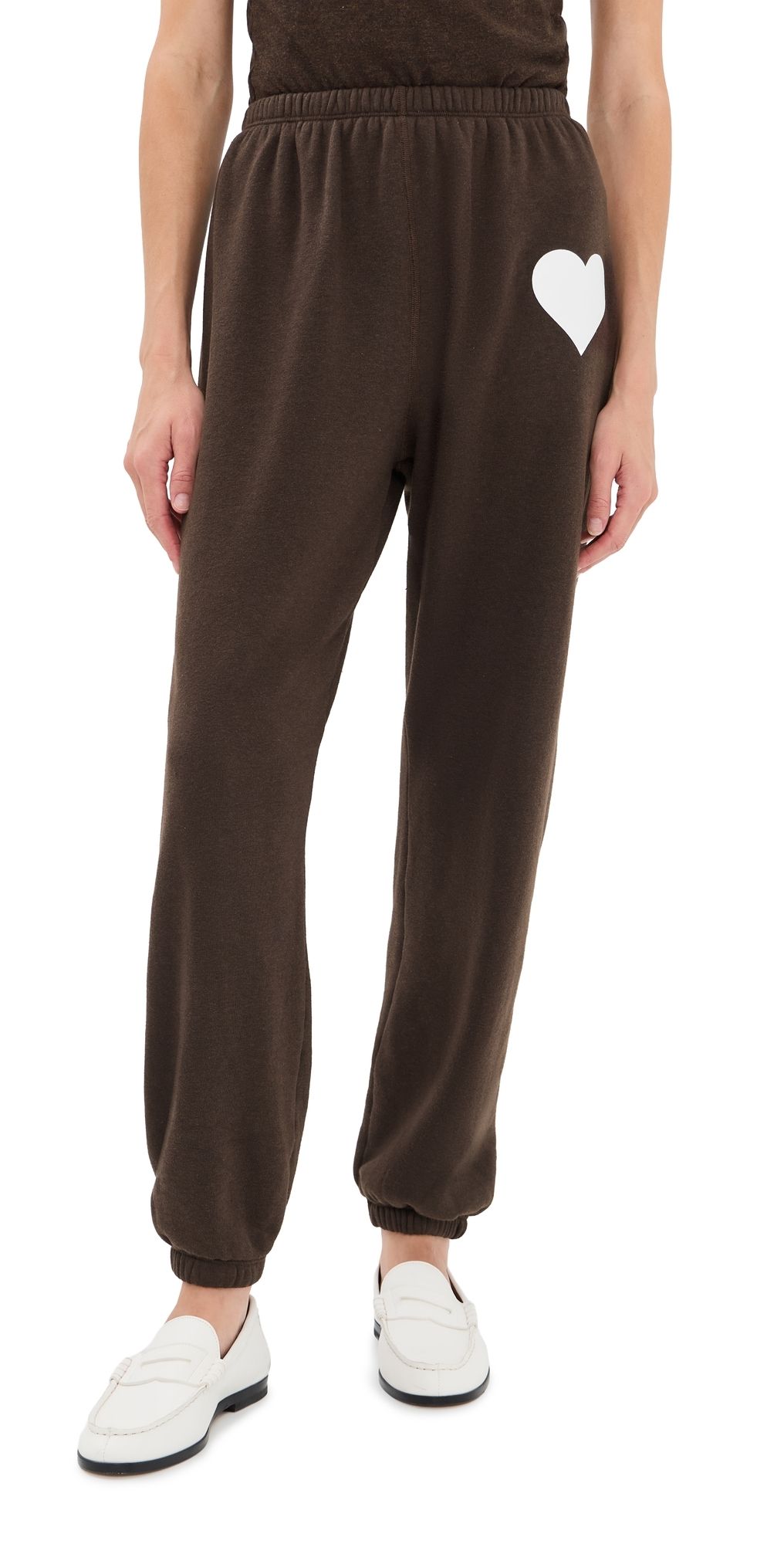 SPRWMN Heart Sweatpants Americano/White M