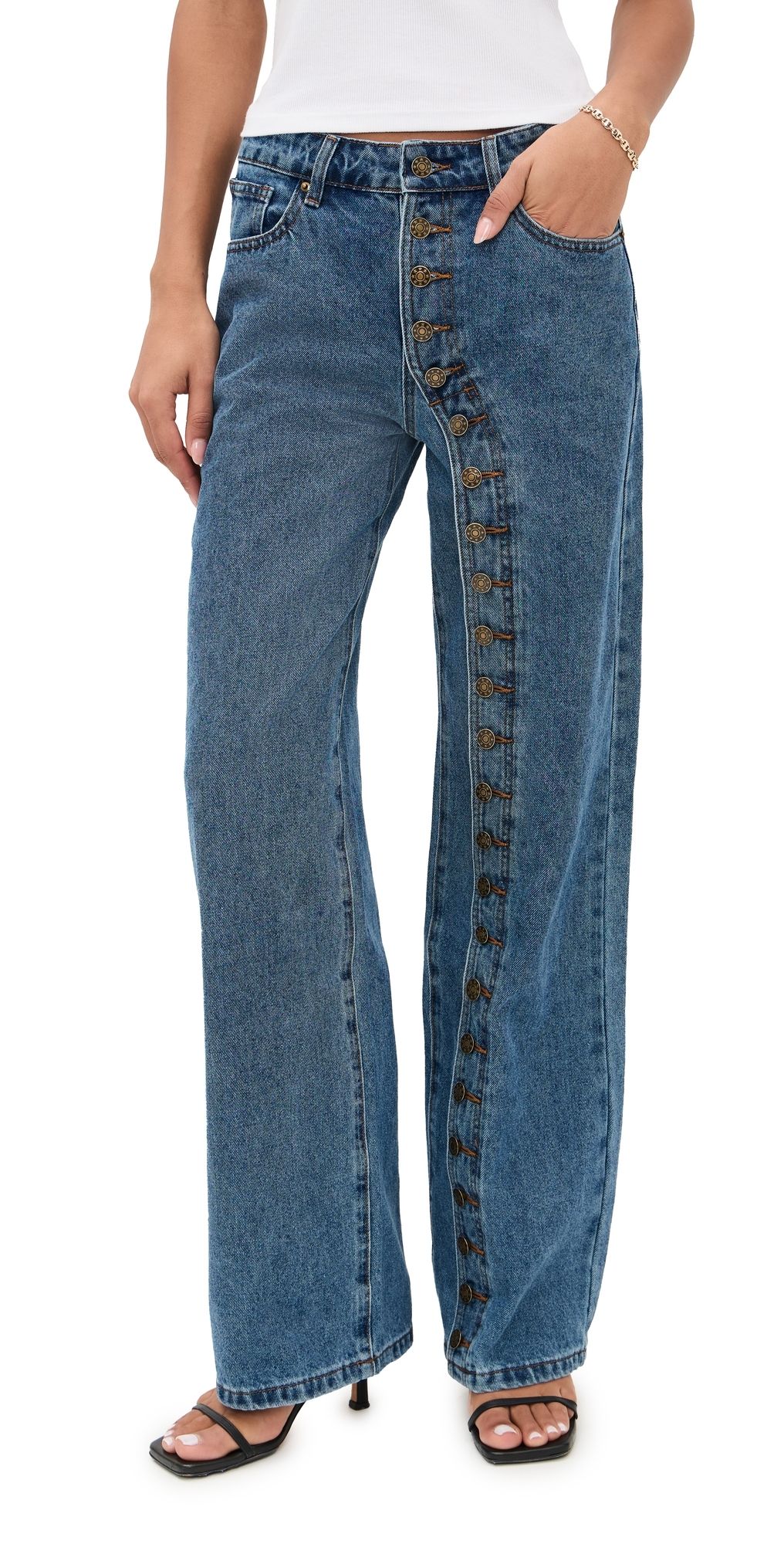 Lioness Penny Jeans Denim Blue M
