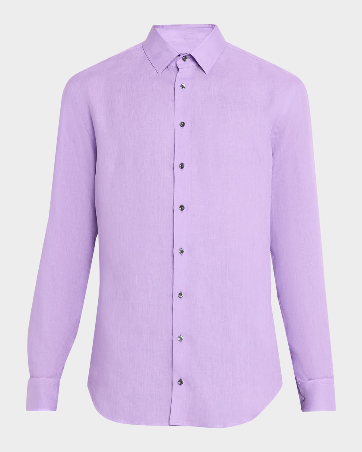 Men & apos;s Solid Linen Classic-Fit Sport Shirt