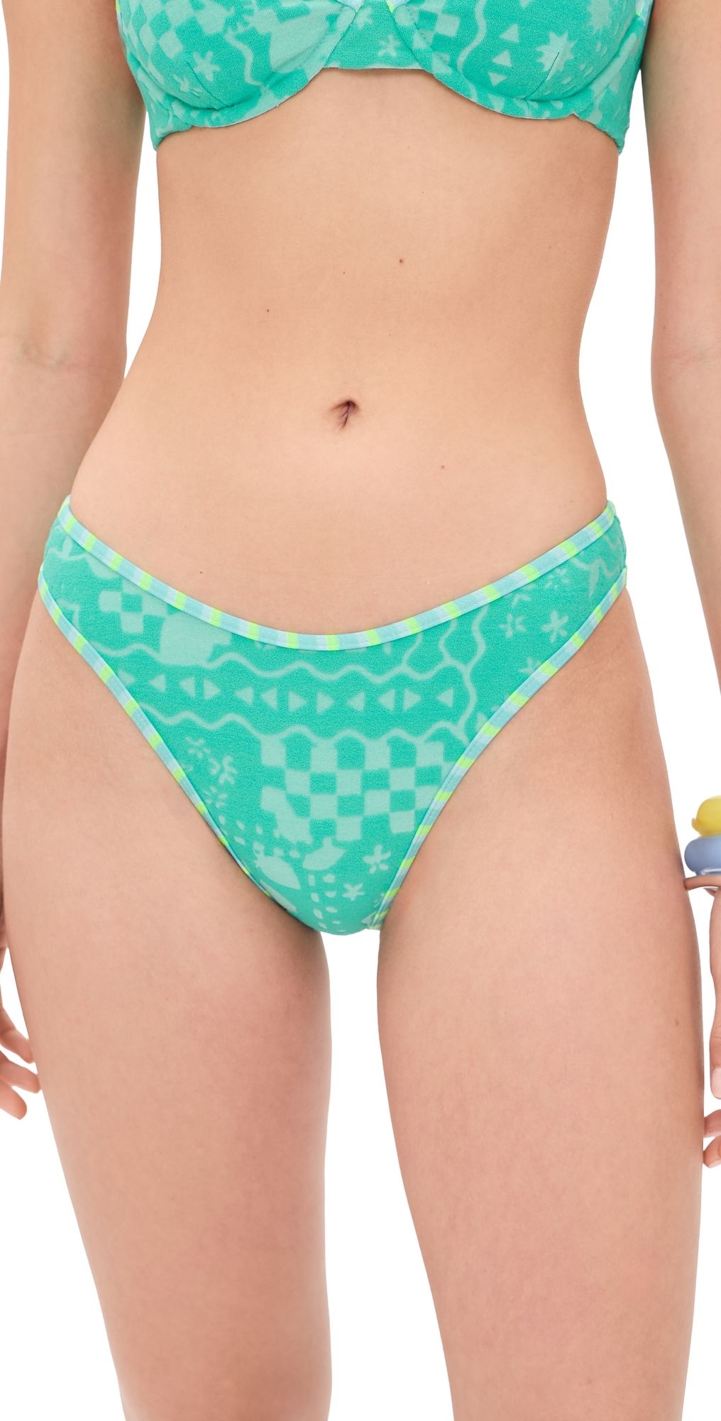 Beach Riot Daria Bikini Bottoms Aqua Haze S