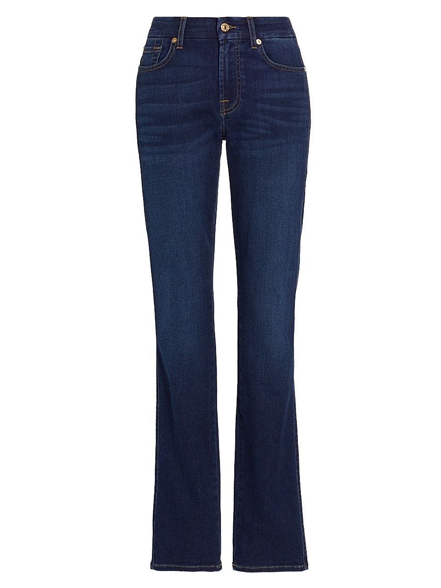 Women's Kimmie High-Rise Stretch Straight-Leg Jeans - Indigo Rinse - Size 34
